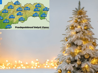 Toto je predpovedná MAPA počasia na Vianoce. Budú biele?