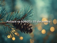 Predpoveď počasia na sobotu, 20. decembra: Blížia sa Vianoce a aj ZMENA počasia