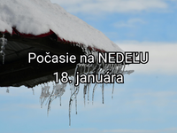 Počasie na zajtra, nedeľu 18. januára: V noci prituhne, niektoré regióny zažijú celodenný mráz
