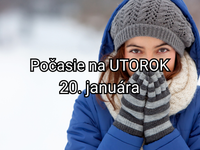 Počasie na zajtra, utorok 20. januára: Zima pokračuje, pred mrazom sú v platnosti výstrahy až 2. stupňa
