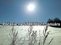 Predpoveď počasia na zajtra, stredu 21. januára: Bude jasno, no teplejšie