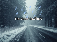 Vyťahujte dáždniky. Čakajú nás tri vlny lejakov