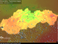 Na Slovensku sa už výrazne otepľuje. Teplý front mení počasie, sneh rýchlo zmizne