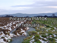 Počasie na zajtra, piatok 6. februára: Záver pracovného týždňa prinesie ochladenie