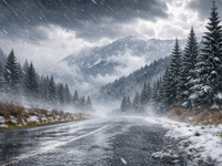 Dnešné počasie nás potrápi: Vyskytne sa dážď aj sneženie, pridá sa aj silný vietor