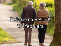 Počasie na zajtra, piatok 27. februára: Tešiť sa môžeme na slnko a príjemné jarné teploty