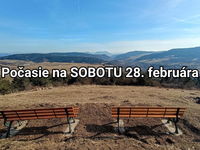 Predpoveď počasia na zajtra, sobotu 28. februára: Koniec zimy sa s nami rozlúči jarnými teplotami