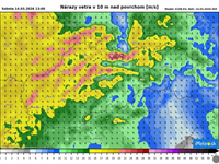 POZOR: Dnes vietor môže vietor dosiahnuť až 125 km/h, na horách sa vyzúri ORKÁN