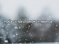 Predpoveď počasia na utorok 17. marca: Zajtra bude chladno, čakajte aj sneženie a dážď