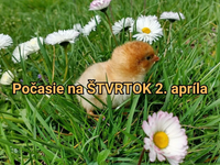 Predpoveď počasia na zajtra, štvrtok 2. apríla: Čakajte vysoké teploty aj návrat sneženia