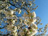 Počasie na zajtra, 4. apríla: Biela sobota bude ideálna na vonkajšie aktivity