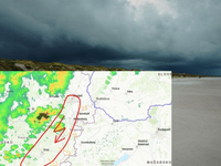 Vytvoriť sa môže výrazná búrková línia, ktorá zmení počasie v priebehu popoludnia