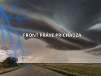 AKTUÁLNE: Búrky sa začínajú vo veľkom tvoriť. Už sa to sem ženie, sledujte RADAR