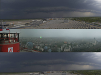 FOTO: Búrky sa blížia. Pozrite si ako zasiahli viedenské letisko a mieria ku nám